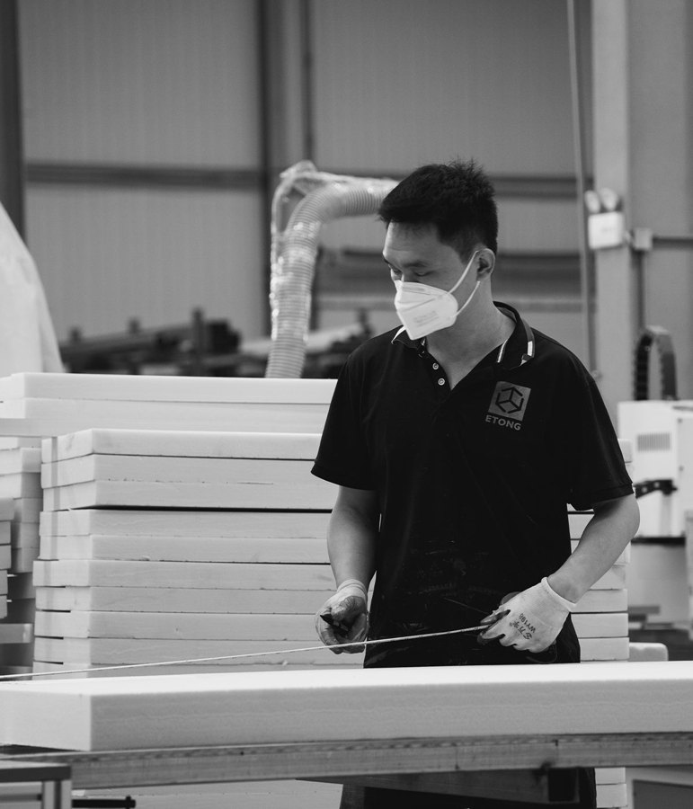 Production, equipment and assembly.