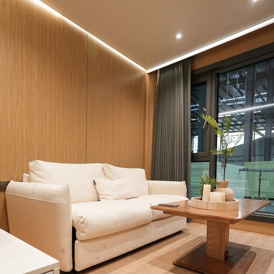 Kitchen, bedroom and bathroom details.